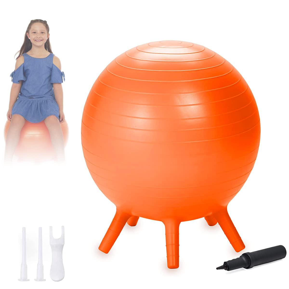 Proberos Gym Ball for Exercise, Round Shape Swiss Ball for Exercise, Workout, Yoga, Pregnancy, Birthing, Balance & Stability, Gym Ball Pilates Ball Toning Ball air Filled Ball 52cm Proberos Gym Ball for Exercise, Round Shape Swiss Ball for Exercise, Workout, Yoga, Pregnancy, Birthing, Balance & Stability, Gym Ball Pilates Ball Toning Ball air Filled Ball 52cm